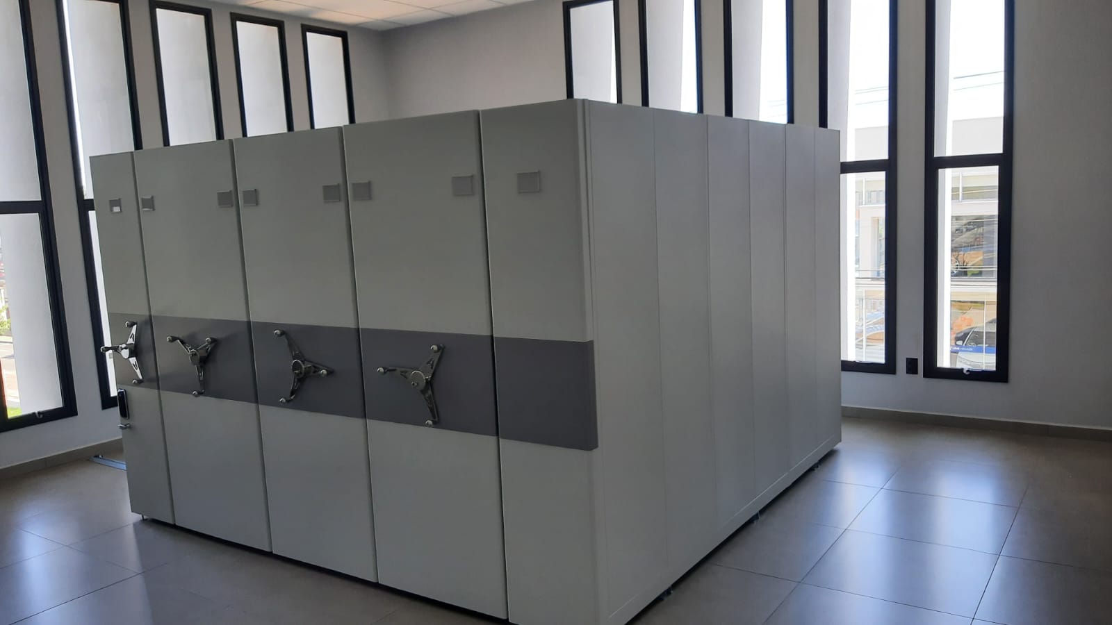 Instalação de arquivo deslizante